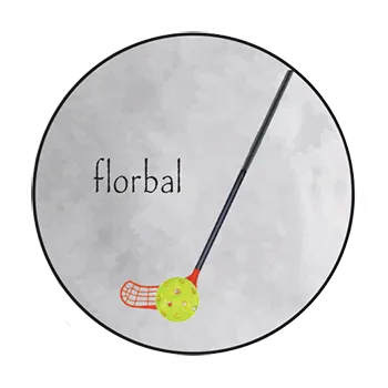 magnetka pro dítě Slon Pamatovák Florbal