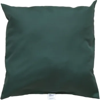 Dekorativní polštářek HEDVA ČESKÝ BROKÁT Polštář 40x40 tmavě zelená