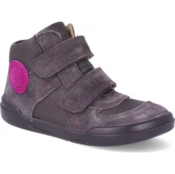 Dívčí obuv Barefoot dětské kotníkové boty Superfit - Superfree Lila fialové Velikost: 23