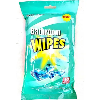 Vlhčený ubrousek Hygienické WIPES KOUPELNA vlhčené ubrousky s antibakteriální přísadou 40ks