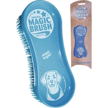 Čištění pro koně Kerbl MagicBrush DOG Blue Sky kartáč