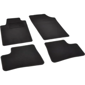 autokoberec Autokoberce textilní přesné černé / černé obšití - Peugeot 206 (1998-2006) 5-sedadel