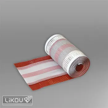 LIKOV Větrací pás hřebene ALU technická tkanina samolepící š. 300mm, délka 5bm, cihlová