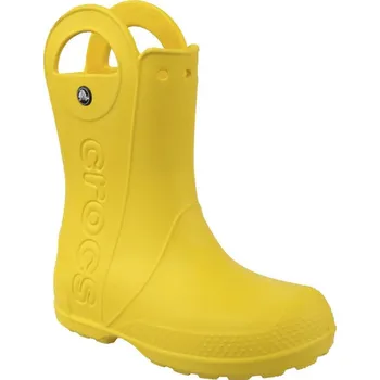 Chlapecké holínky Žluté holínky CROCS Handle It Rain Boot Kids 12803-730 Velikost: 34/35