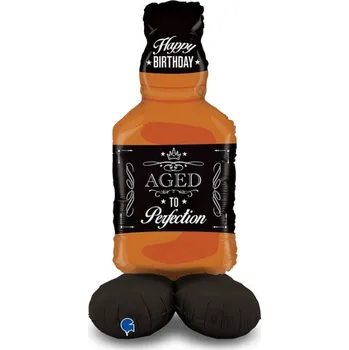 Balónek Grabo Balónek fóliový samostojný Láhev Aged To Perfection 127 cm