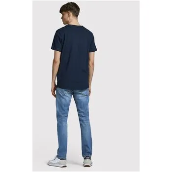 Oblečení a móda Jack & Jones T-Shirt Basher 12182498 Tmavomodrá Regular Fit M