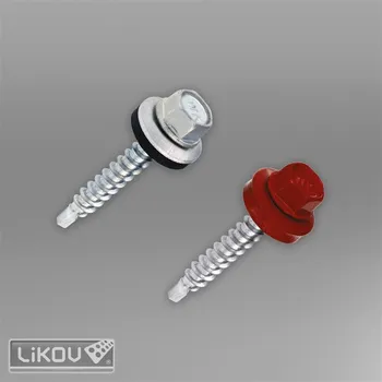 Vrut LIKOV Samovrtný vrut s podložkou EPDM typ WDF pr. 4,8mm, délka 70mm