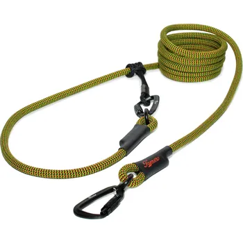 Vodítko pro psa Tamer Lanové vodítko EASYLONG TWIST | Velký pes | Zelenočernočervené - 093 Délka: 2,5 m