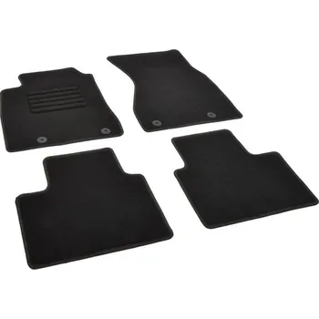 autokoberec Autokoberce textilní přesné černé / černé obšití - Audi A8 (D2/4D) (2001-2002) 5-sedadel