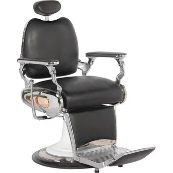 Kadeřnické křeslo Barber křeslo MOTO STYLE - černé