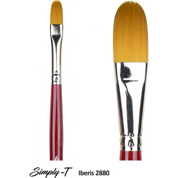 Umělecký štětec Štětec Simply-T Iberis - kočičí jazýček Velikost štětce: 6