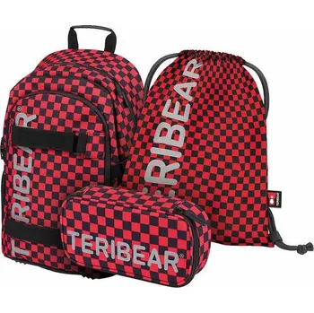 Školní batoh Školní batoh v setu Baagl skate TERIBEAR - 3 díly