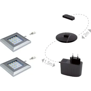 Osvětlení interiéru vozidel ArtMLM LED osvětlení 2SQUERENB1Z