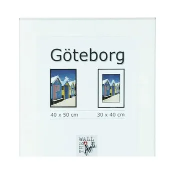 Rám na obraz Fotorámeček Göteborg dřevěný bílý 40x50 cm