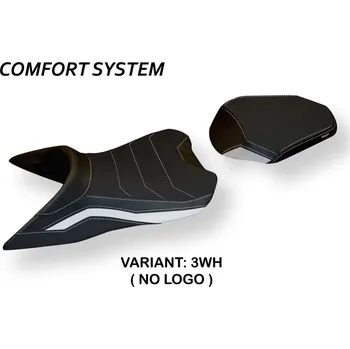 Moto sedlo TPZ Italia Potah sedla KTM 1290 Super Duke GT Sumy 1 comfort model potah sedla: bez loga 3WH (white)
