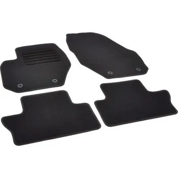 autokoberec Autokoberce textilní přesné černé / černé obšití - Volvo S60 II (Typ Y20) (2010-2018) 5-sedadel