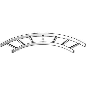 Plot Ohyb horizontální 90° pro kabelovou lávku HL HDKS - HL HDKS90