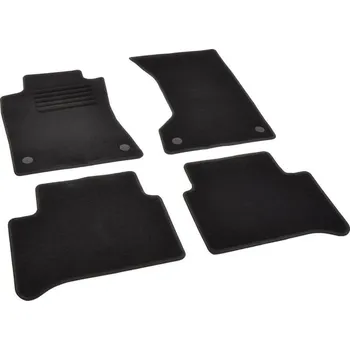 autokoberec Autokoberce textilní přesné černé / černé obšití - Mercedes-Benz E-Klasse (Typ S211) Combi (2003-2009) pohon 4x4 5-sedadel