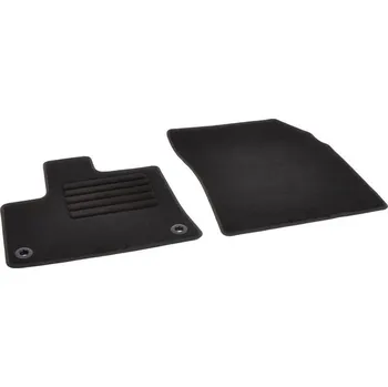 autokoberec Autokoberce textilní přesné černé / černé obšití - Toyota ProAce City (2020-2023) 2-sedadla