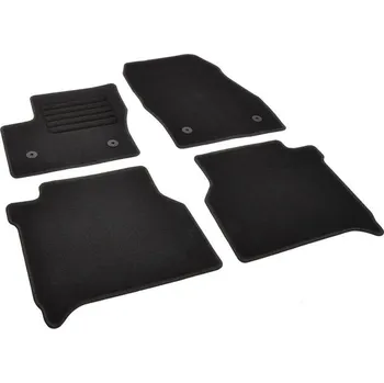 autokoberec Autokoberce textilní přesné černé / černé obšití - Ford Transit Connect II (2012-2018) 5-sedadel