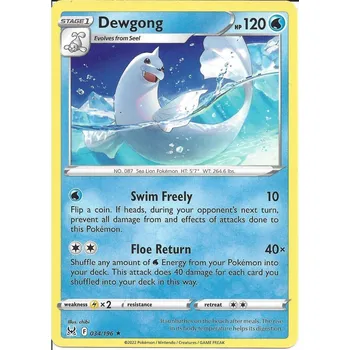 Sběratelská karetní hra Pokémon karta Dewgong 034/196 - Lost Origin