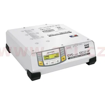 Nabíječka/stabilizovaný zdroj GYSFLASH 100.12HF, 12 V, 20-1200 Ah, 100 A, kabely 2.5 m, menu v češtině
