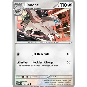 Sběratelská karetní hra Pokémon TCG Linoone 168/197