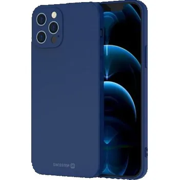 Pouzdro na mobilní telefon POUZDRO SWISSTEN SOFT JOY APPLE IPHONE IPHONE 12 mini TMAVĚ MODRÉ