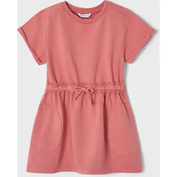 Dívčí oblečení Dívčí teplákové šaty s krátkým rukávem Mayoral 3944 Velikost: 5 let (110 cm)