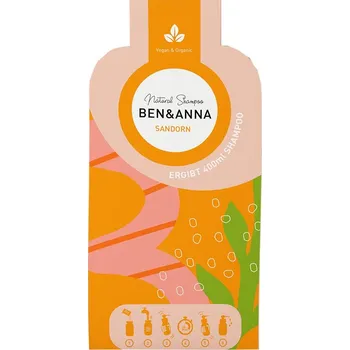 Šampon Ben & Anna Šampon v prášku (2×20 g) - Rakytník - regeneruje a zklidňuje