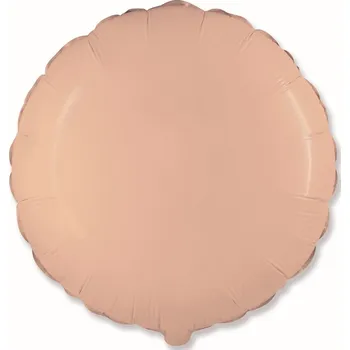 Fóliový balónek světle oranžový, 48 cm (volný)