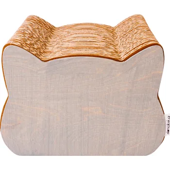 Ekomazlíček Škrabadlo pro kočky CATHEAD exclusive Hloubka škrabadla: 30 cm, Barva: Šedá