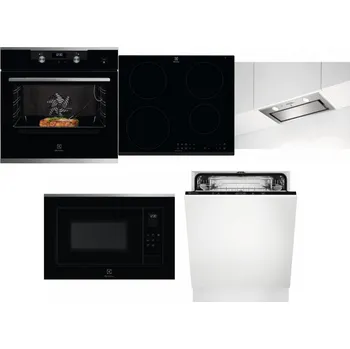 Set domácích spotřebičů ELECTROLUX KODEC75X2 + ELECTROLUX LIR60430 + ELECTROLUX LFG716X + ELECTROLUX LMS4253TMX + ELECTROLUX EEA27200L
