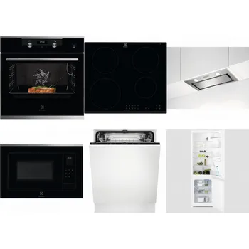 Set domácích spotřebičů ELECTROLUX KODEC75X2 + ELECTROLUX LIR60430 + ELECTROLUX LFG716X + ELECTROLUX LMS4253TMX + ELECTROLUX EEA27200L + ELECTROLUX LNT3LF18S