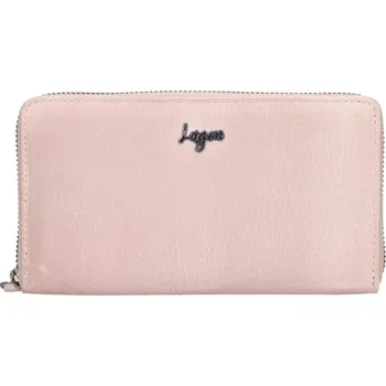 Peněženka Lagen dámská peněženka 9000/DK - růžovo/šedá-FLIEDER