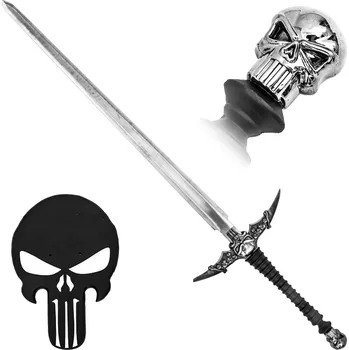 Sběratelství Obrovský obouruční meč "NECROMANT PUNISHER" - 130 cm