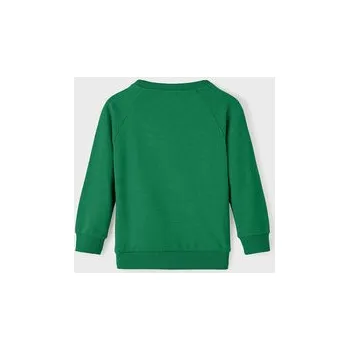 Pánská mikina NAME IT Mikina 13218863 Zelená Regular Fit 80