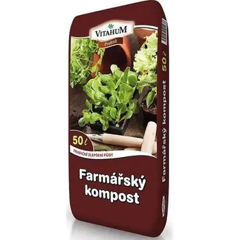 Substrát Recenze Rašelina Soběslav Vitahum farmářský kompost 50 l