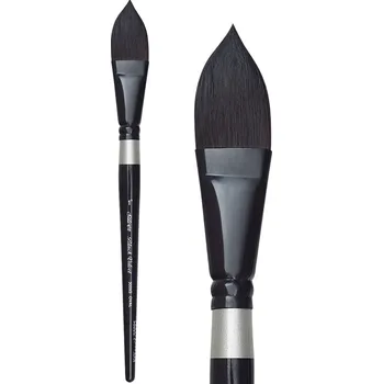 Umělecký štětec Štětec plochý oval wash Silver Brush Black Velvet, 3009S - výběr velikostí Velikost: 1/2"