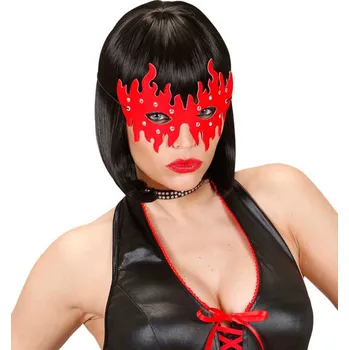 Karnevalová maska WIDMANN Maska Domina červená škraboška