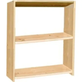 regál dřevěný regál z masivního dřeva borovice Regál 8 hloubka 23 cm jandr