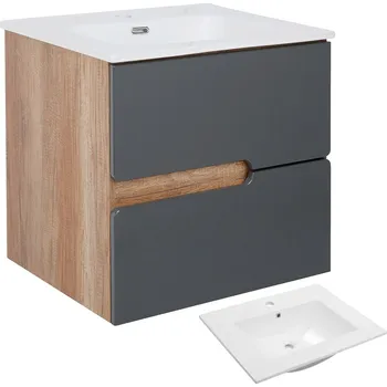 Koupelnový nábytek BPS-koupelny Koupelnová skříňka s keramickým umyvadlem Spectrum CA 60