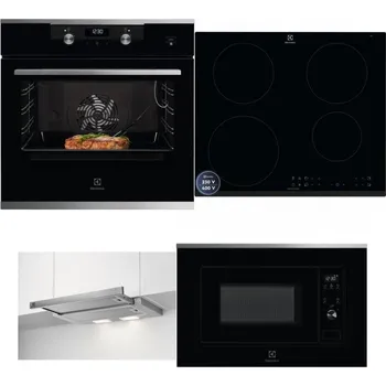 Set domácích spotřebičů ELECTROLUX KODEC75X2 + ELECTROLUX LIR60433B + ELECTROLUX LFP326S + ELECTROLUX LMS2203EMX