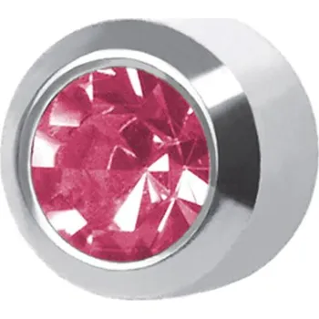 Piercing Náušnice pro piercing sada STUDEX R210W, růžové, stříbrná barva, 12ks