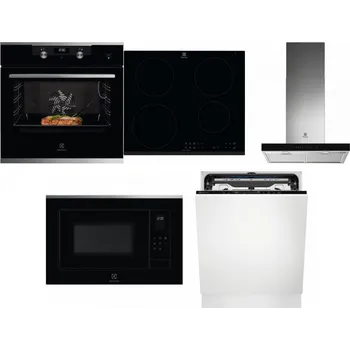 Set domácích spotřebičů ELECTROLUX KODEC75X2 + ELECTROLUX LIR60430 + ELECTROLUX LFT766X + ELECTROLUX LMS4253TMX + ELECTROLUX EEM69410L