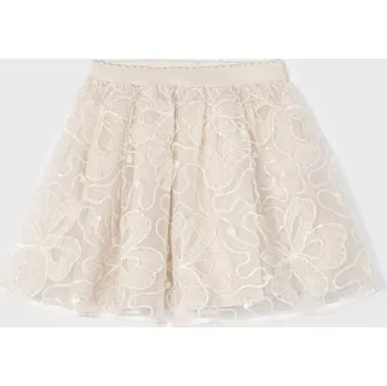 Dětská móda Mayoral Tylové volánové sukně 4901 smetanová Rozměr: 122