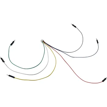 Elektronická stavebnice LaskaKit_cz μŠup-SPI JST-SH 6-pin kabel - dupont samec