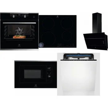 Set domácích spotřebičů ELECTROLUX KODEC75X2 + ELECTROLUX LIR60433B + ELECTROLUX LFV316K + ELECTROLUX LMS2203EMX + ELECTROLUX EES48200L