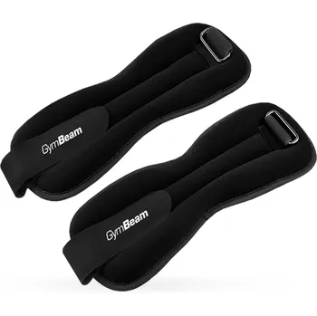 GymBeam Závaží na zápěstí a kotníky černé 2x 2 kg
