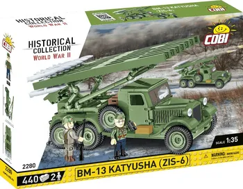 Stavebnice COBI COBI World War II 2280 BM-13 Katyusha (ZIS-6)